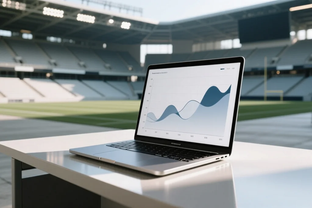 Linha defensiva de uma equipa compacta vista de plano aberto sobre o relvado