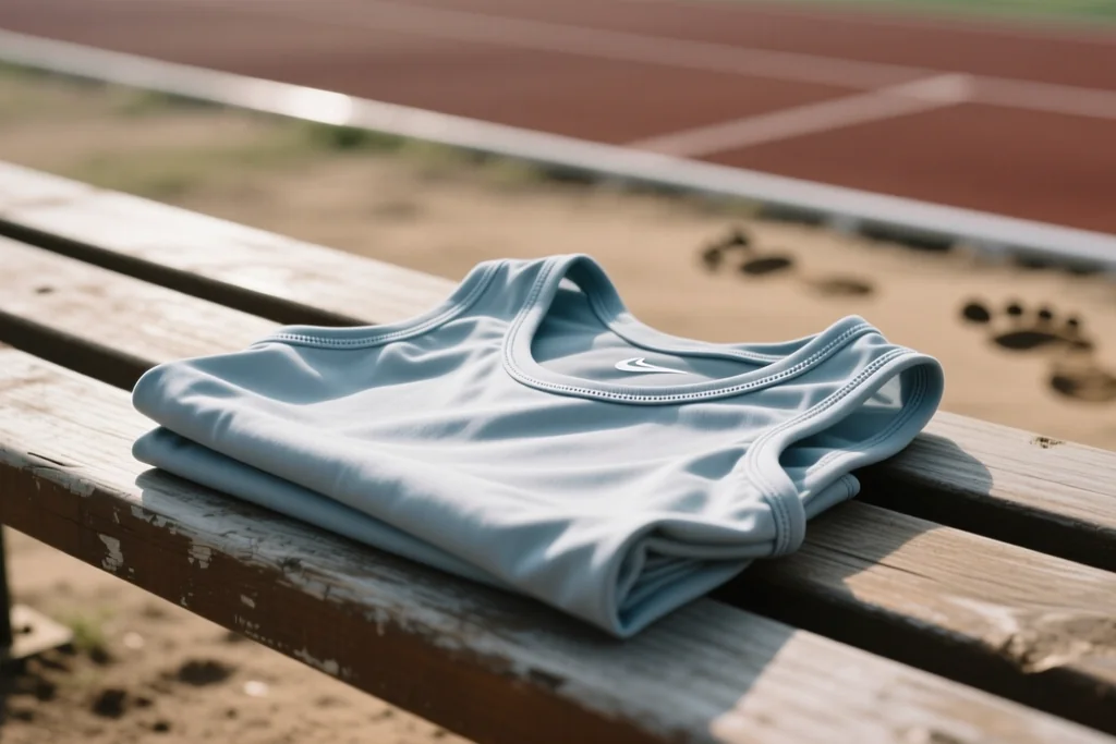 Treinador a orientar um exercício com bolas e cones num relvado de treino